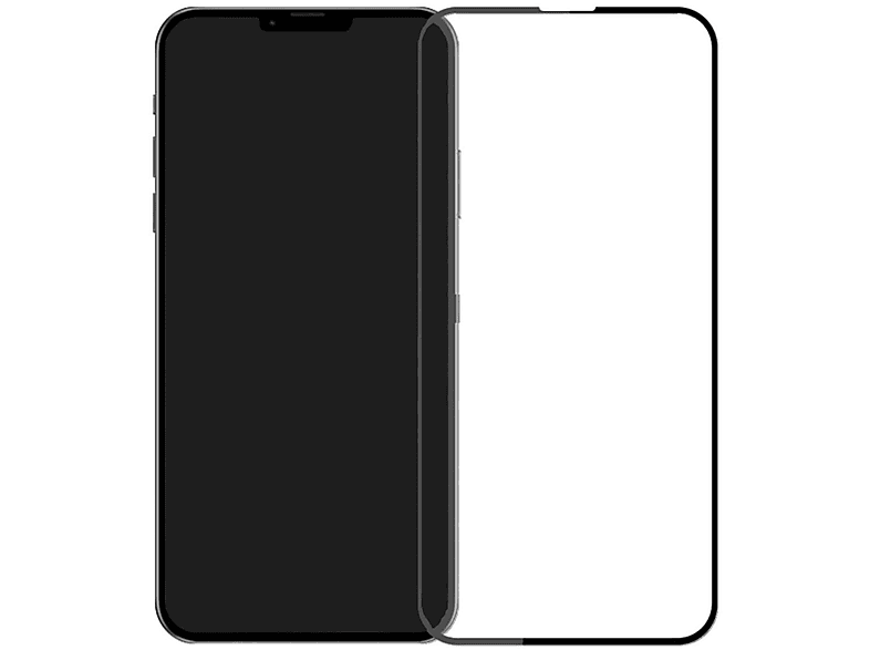 WIGENTO 1x iPhone Panzer Schutzglas(für / Full 13 Display 13 Folie Pro) / Hart 14 Glas H9 Apple