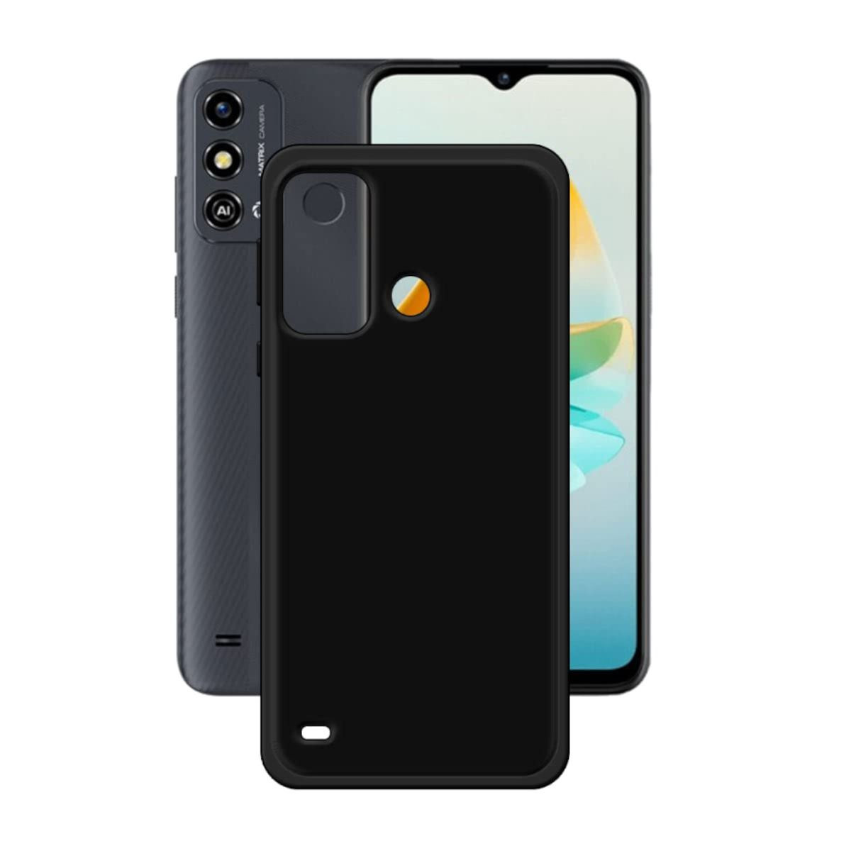 WIGENTO Hülle Blade dünn TPU ZTE, robust, Silikon Backcover, Schwarz A53,