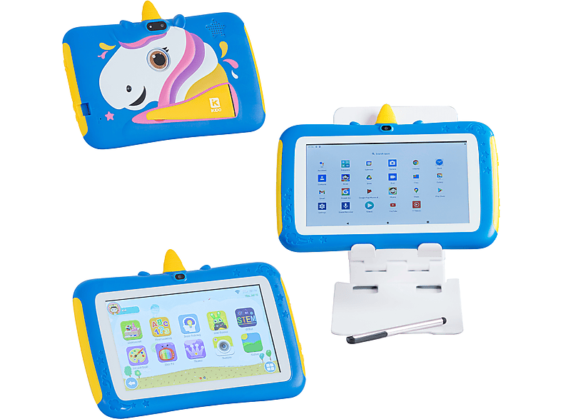 IKIDO Kindertablette 709 BLAU, Kinder Tablet, 32 GB, 7 Zoll, Blau