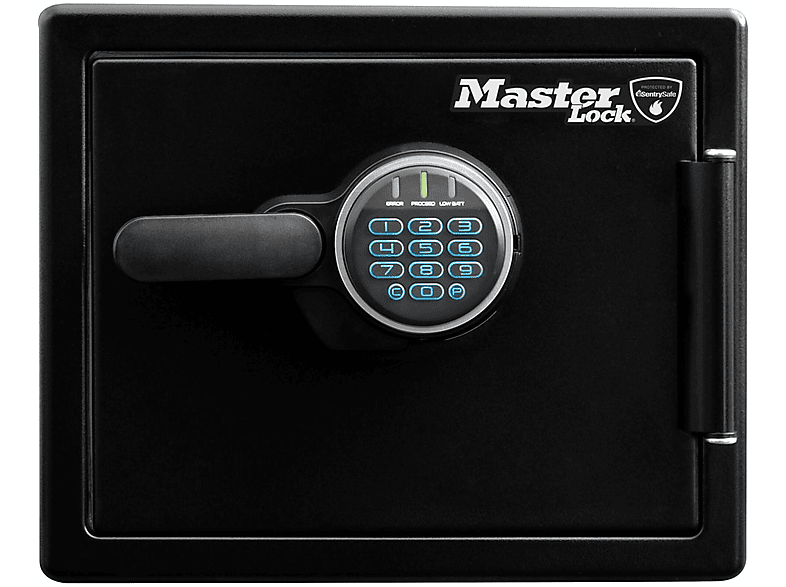 Lock mit Tresor schwarz Kombination Sicherheitssafe LFW082FTC Master MASTERLOCK digitaler