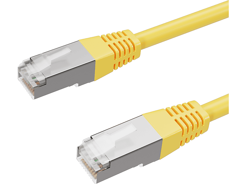 KABELBUDE Patchkabel cat 6 S/FTP PIMF Halogenfrei gelb 7,5m, Patchkabel RJ45, 7,50 m | Adapter & Netzwerkkabel