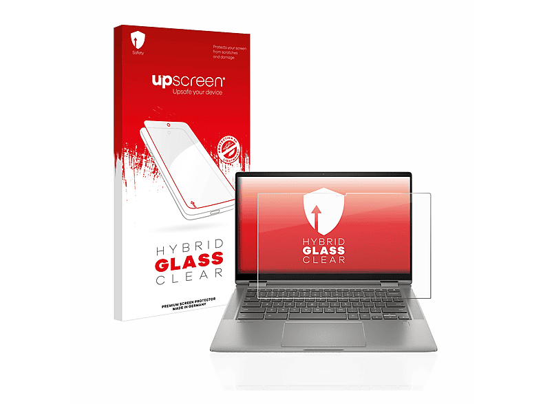 UPSCREEN klare Schutzfolie(für HP 14c) x360 Chromebook