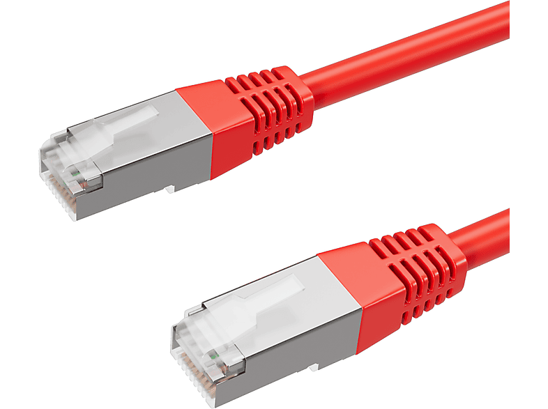 KABELBUDE Patchkabel cat 6 S/FTP PIMF Halogenfrei rot 2m, Patchkabel RJ45, 2 m | Adapter & Netzwerkkabel