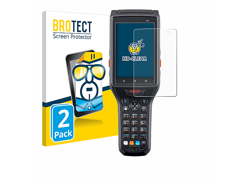BROTECT 2x klare Schutzfolie(für Keyence BT-A500)