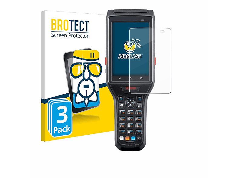 BROTECT 3x Schutzfolie(für Keyence Airglass BT-A500) klare