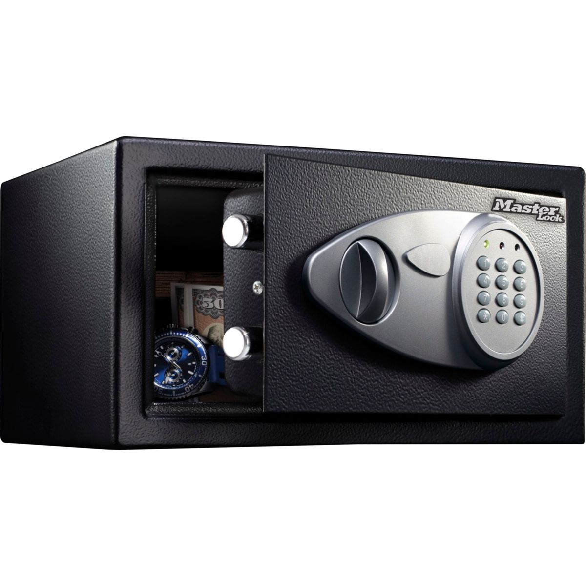 MASTERLOCK Master Lock Mittelgroßer Safe Black mit Safe Grey Schlüssel X041ML and