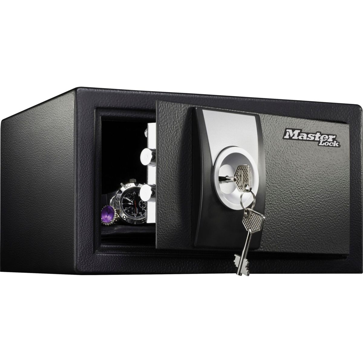 MASTERLOCK Master Lock Kleiner Safe mit Safe Black Grey and X031ML Schlüssel