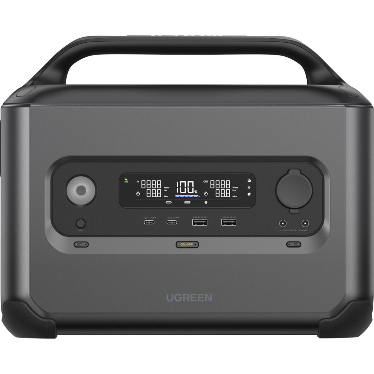 (1024Wh) GS1200 PowerRoam Portable Powerstation Gray Powerstation 1200W UGREEN