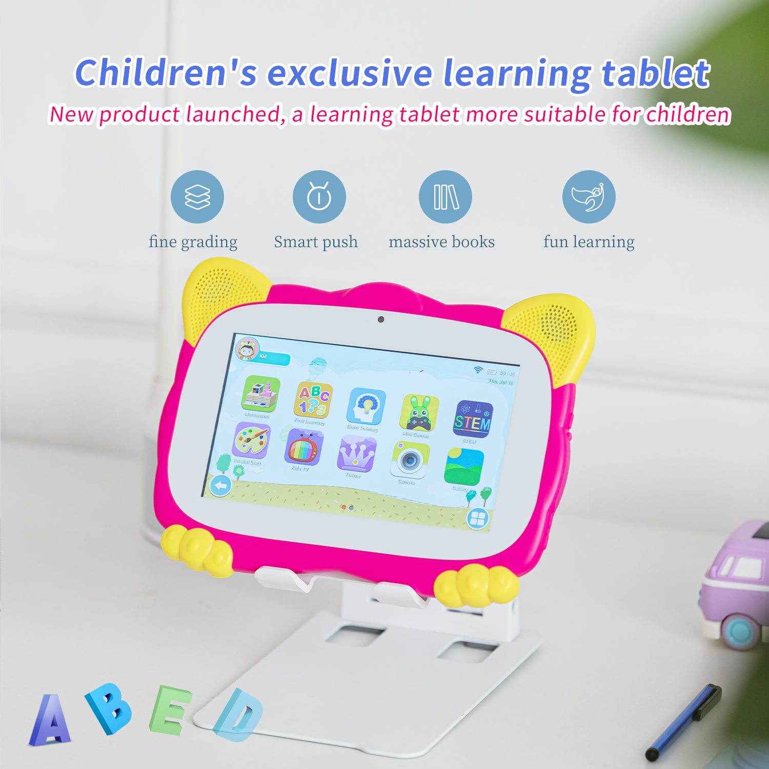 IKIDO Kinder-Tablet 704 ROSA, Kinder Tablet, 32 Rosa GB, 7 Zoll