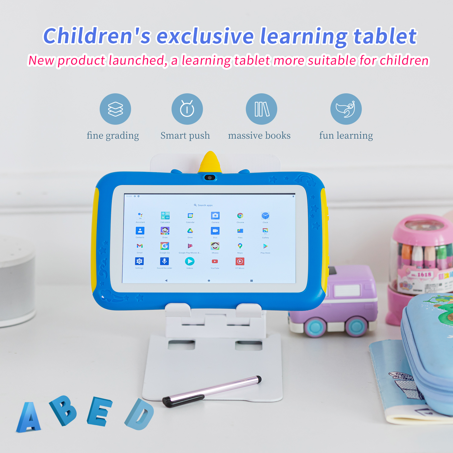 IKIDO Kinder-Tablet C709 Tablet, Zoll, Kinder Blau 7 32 GB, Blau