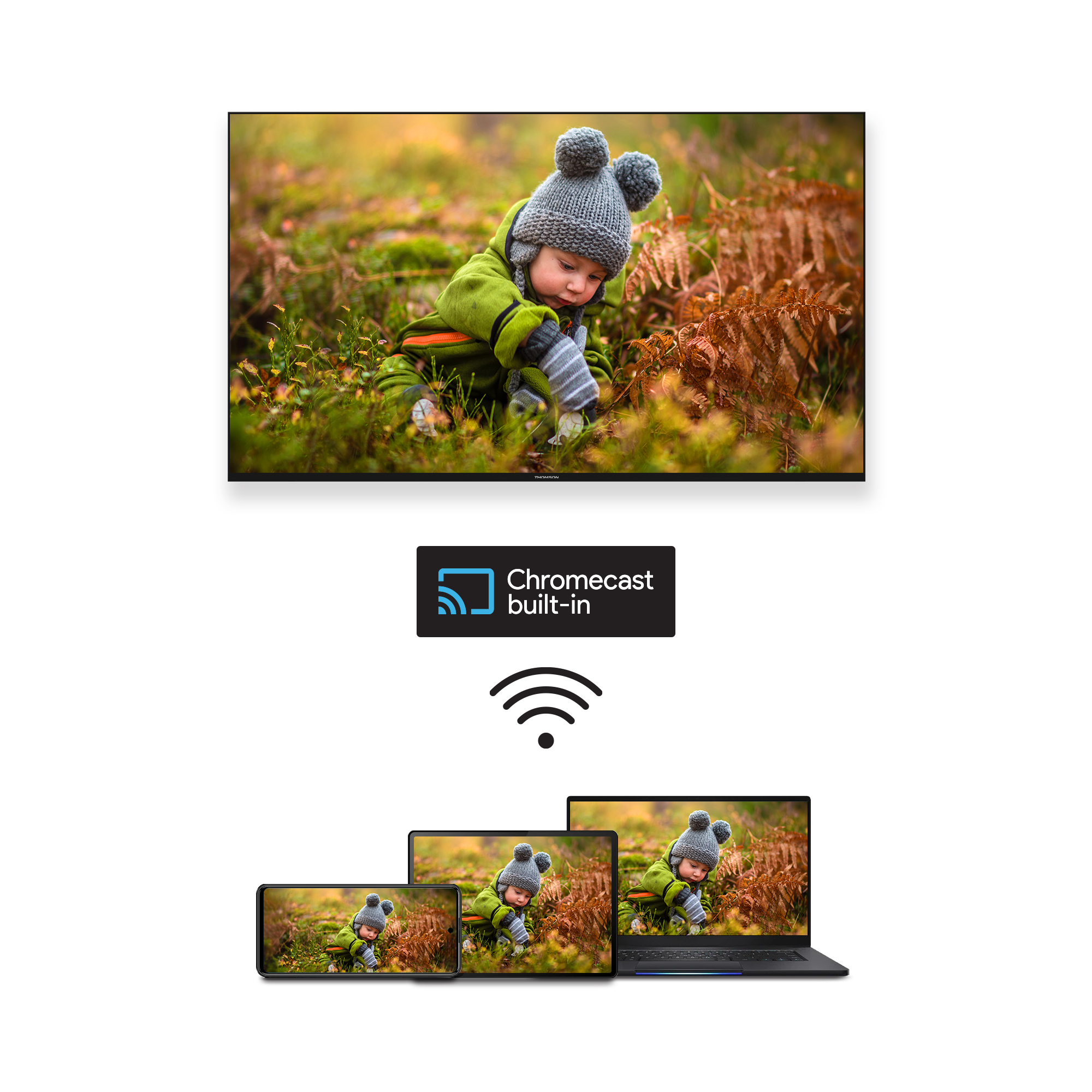 THOMSON 40 Zoll TV cm) LED SMART Android) (101 101 (Flat, cm, Full-HD, LED-Full-HD-Fernseher Zoll / TV, 40