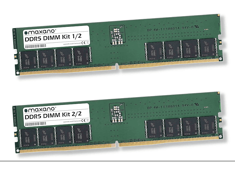 MAXANO 64GB Kit 2x 32GB RAM für MSI Aegis Ti5 MEG 12VTF (PC5-38400 DIMM) Arbeitsspeicher 64 GB SDRAM