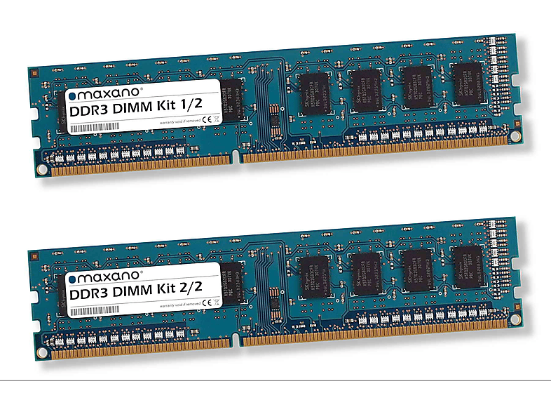 MAXANO 8GB Kit 2x 4GB RAM für Acer Veriton X2120G (PC3-12800 DIMM) Arbeitsspeicher 8 GB SDRAM