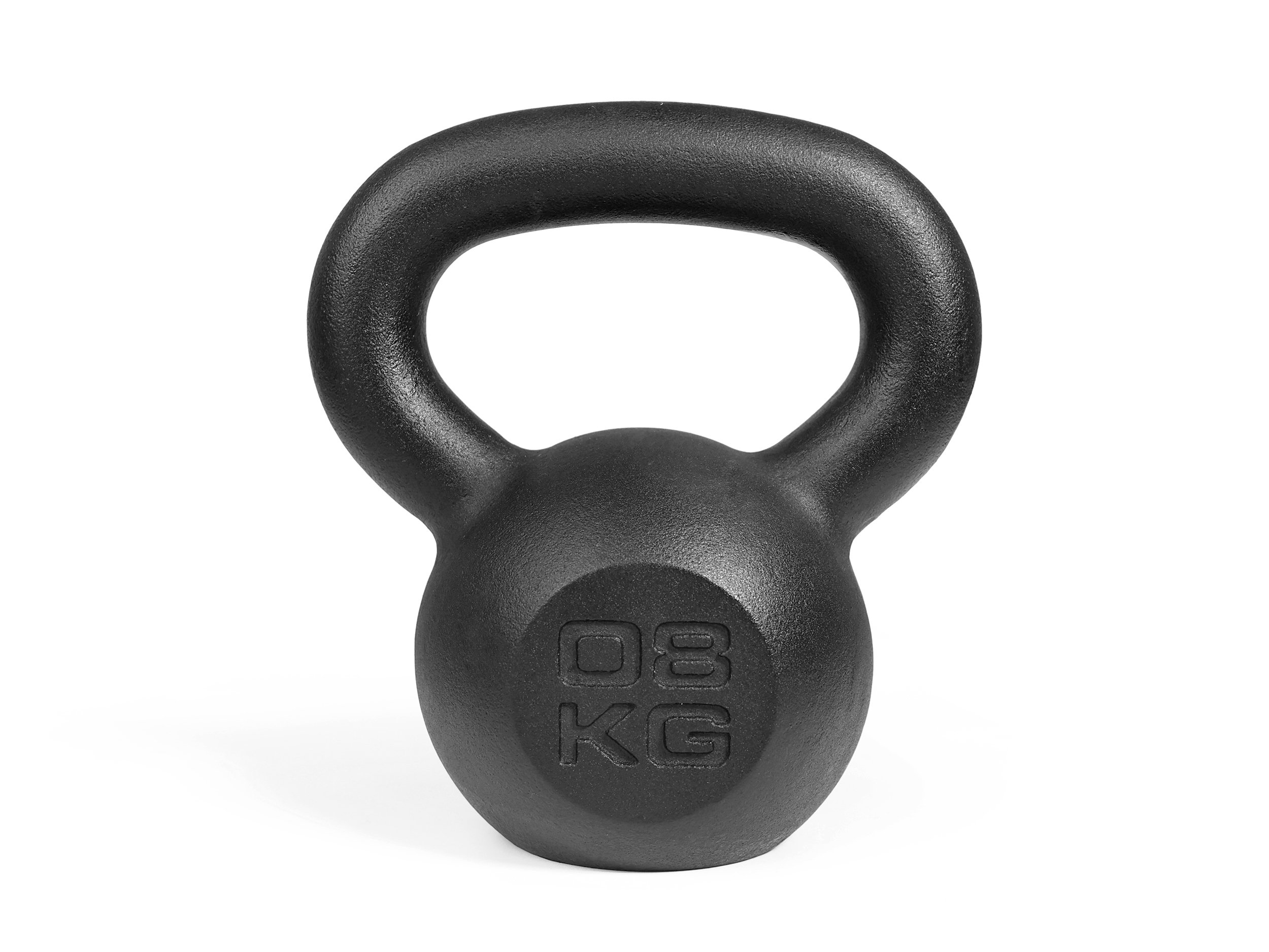 kg Gusseisen ZIPRO 8 Kettlebell, Kettlebell Schawrz