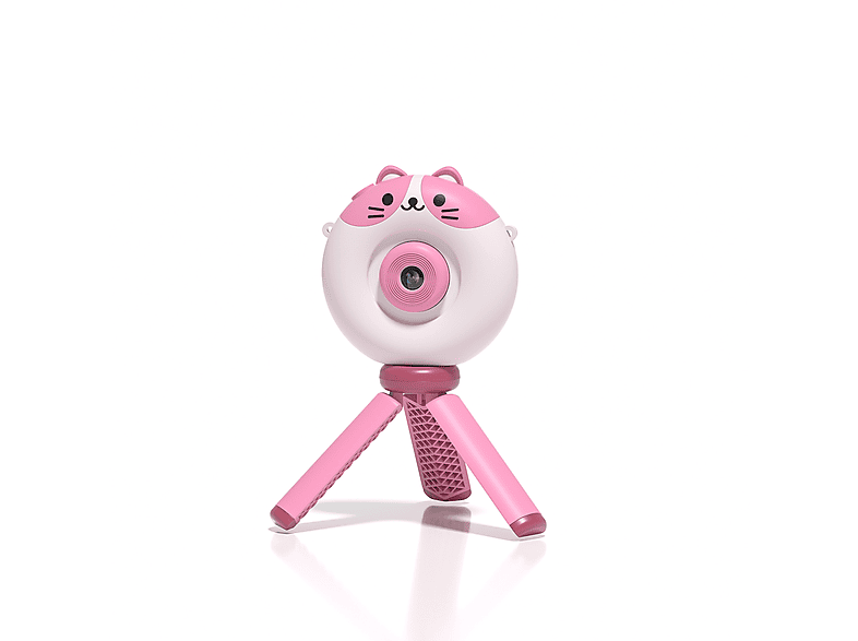 SYNTEK Cartoon-Digitalkamera 20-Megapixel-Kinderkamera Studentenkamera Kompakte Digitalkamera rosa-