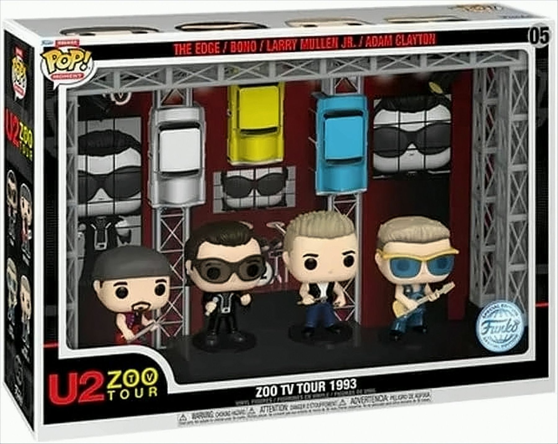 - Zoo POP Tour Deluxe Pack Moments 4er 1993 U2