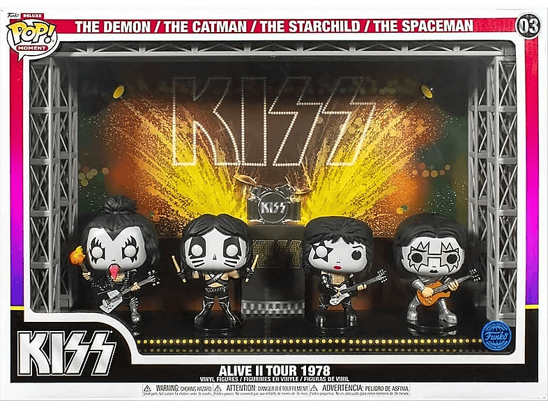 POP Moments Deluxe - Kiss Alive II Tour1978 4er P.