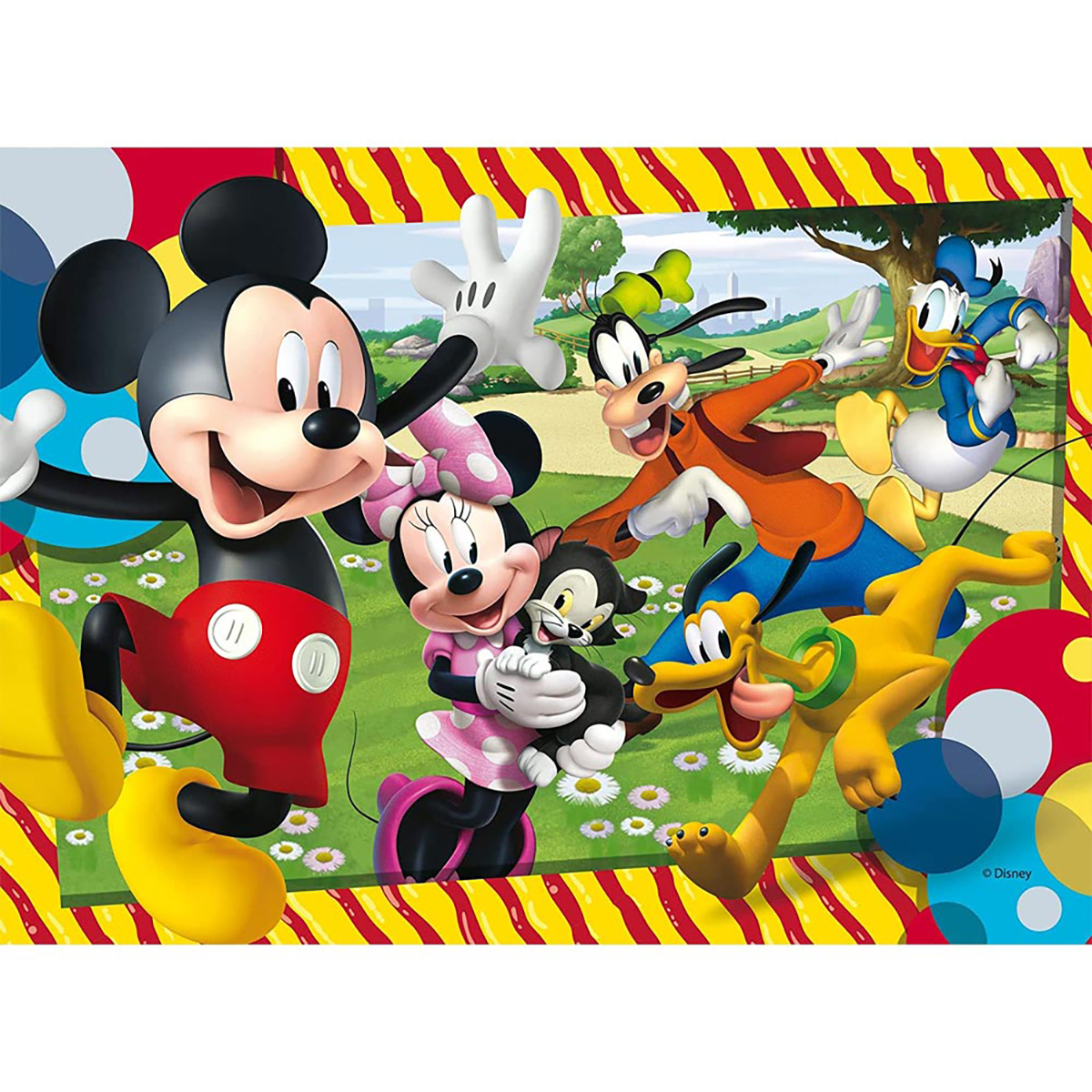 MICKEY MOUSE ECO-Ausmal-Puzzle Teile, Lisciani Maus 60 Puzzle Micky von Boden