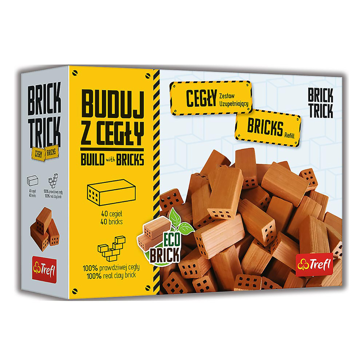 – Brick Stück Trick Bausatz Ziegel Nachfüllung Bricks TREFL 40