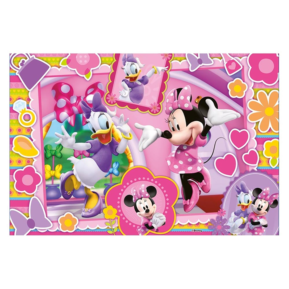 (50x35cm) Teile, von Maus Puzzle Minnie 60 Ausmal-Puzzle Lisciani NOON