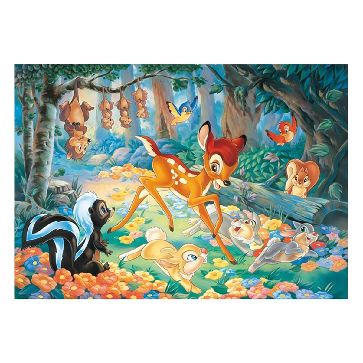 von Puzzle Ausmal-Puzzle Disney (50x35cm) Bambi 60 Lisciani NOON Teile,