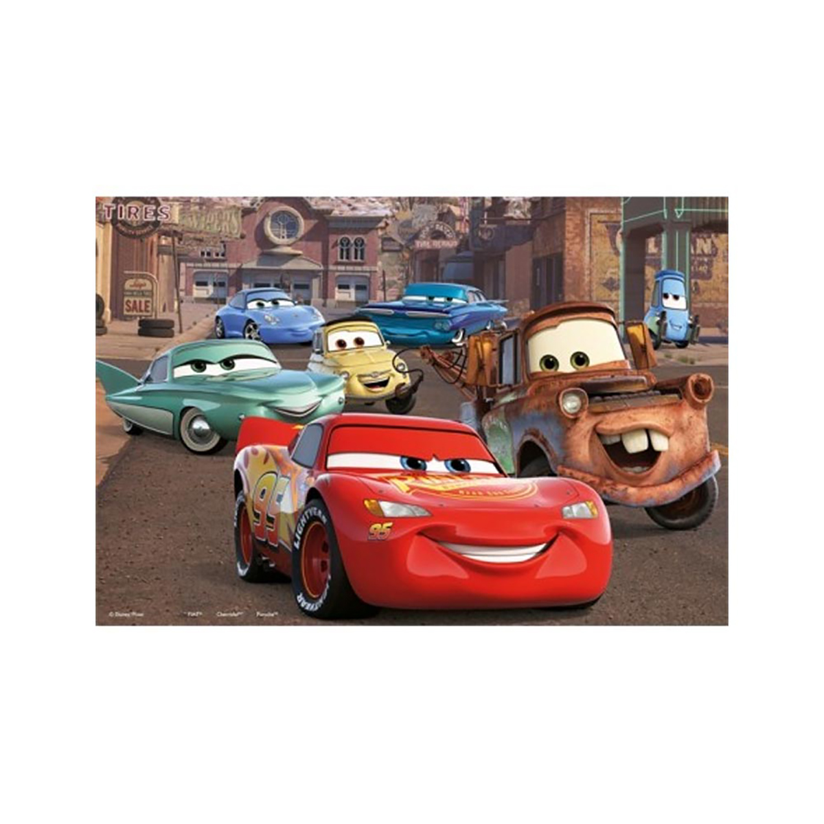 DISNEY Ausmal-Puzzle (50x35cm) Disney Lisciani Puzzle Cars von Teile, 24