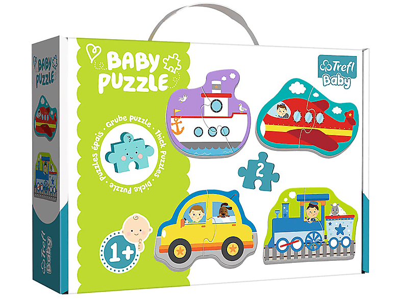 TREFL TREFL Baby-Puzzle Transport 4x2 Teile Babypuzzle