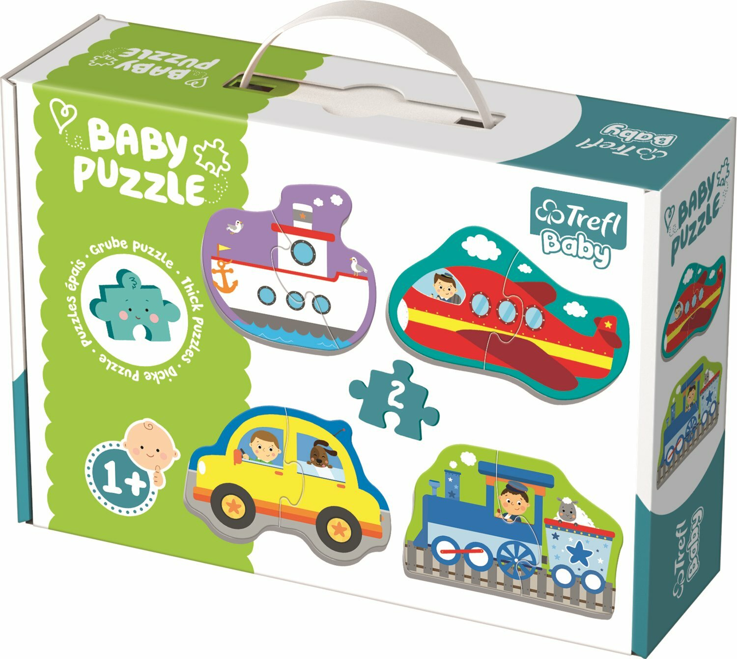 TREFL TREFL Baby-Puzzle Transport 4x2 Babypuzzle Teile