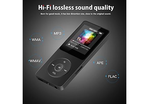 SYNTEK Walkman Bluetooth Edition MP3/MP4 Student Walkman Musikspieler Ebook Player  MP3 Player (64 GB, schwarz) | SATURN