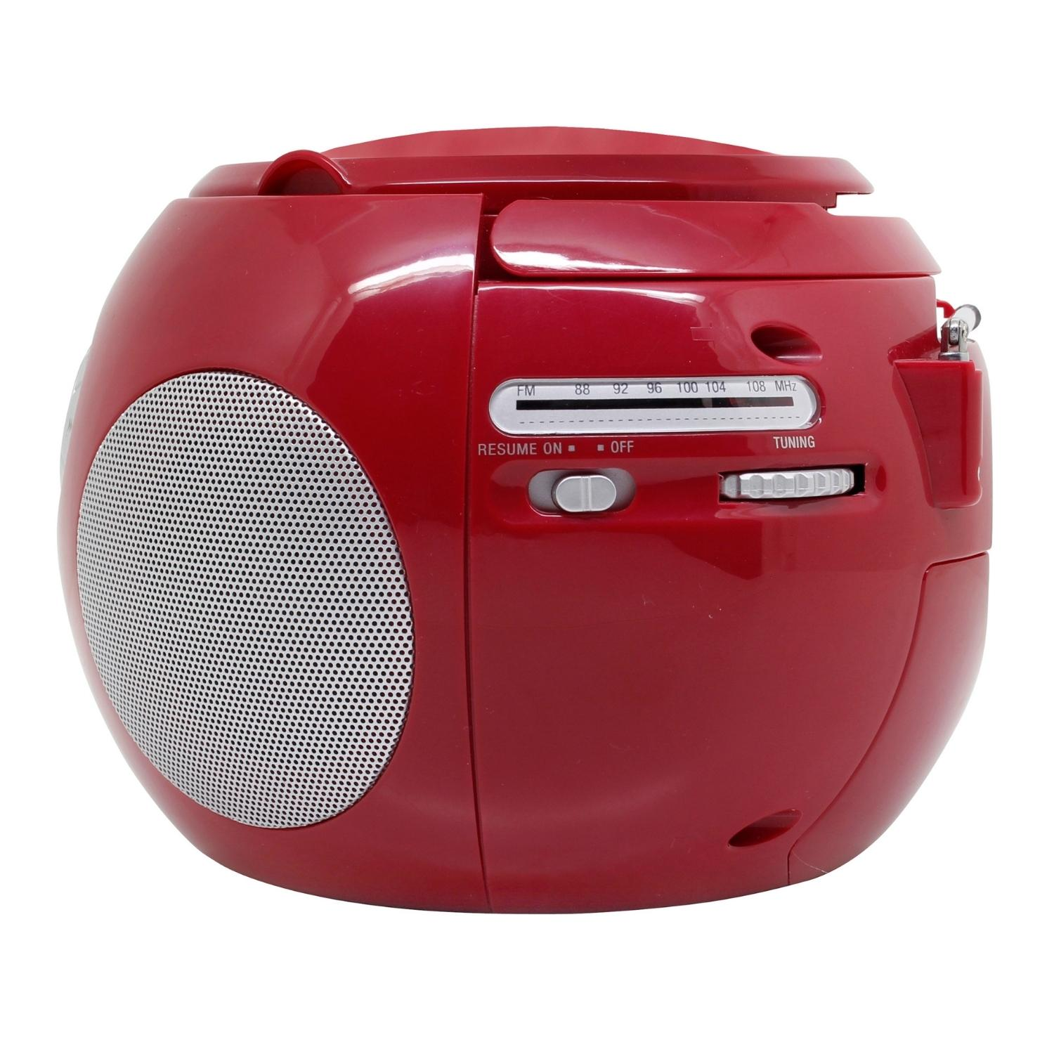 SOUNDMASTER SCD2120RO CD-Player mit Radio Rot