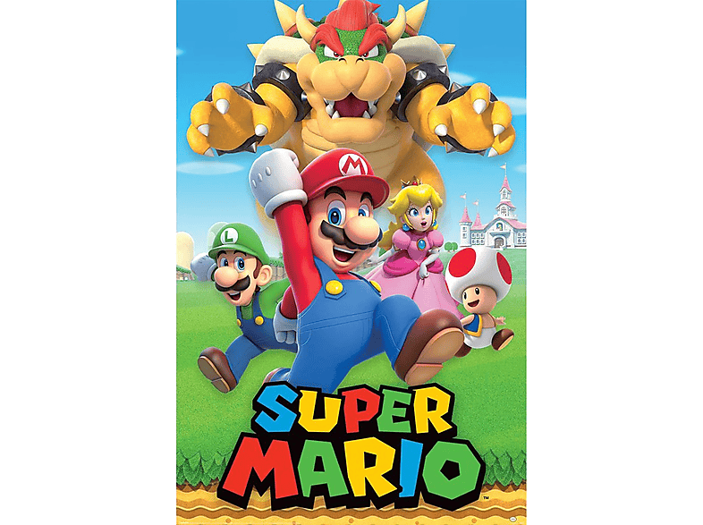 Nintendo Super Mario Figur Mario in Sammlerbox, 10 cm