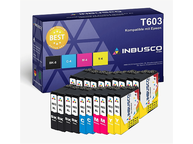 INBUSCO / KUBIS T603-Var Tintenpatrone Mehrfarbig (T603-VAR-006)