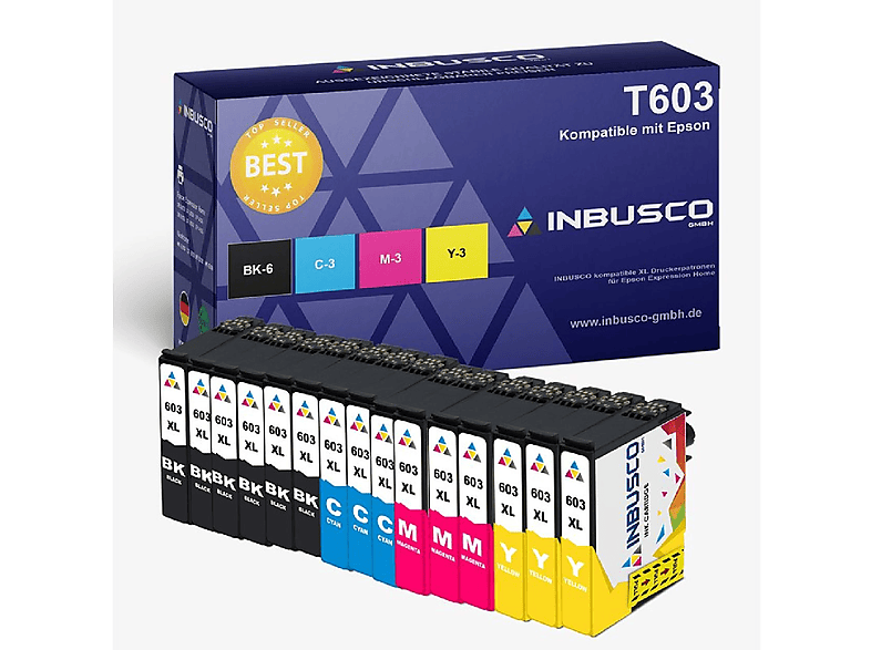INBUSCO / KUBIS T603-Var Mehrfarbig (T603-VAR-005) Tintenpatrone