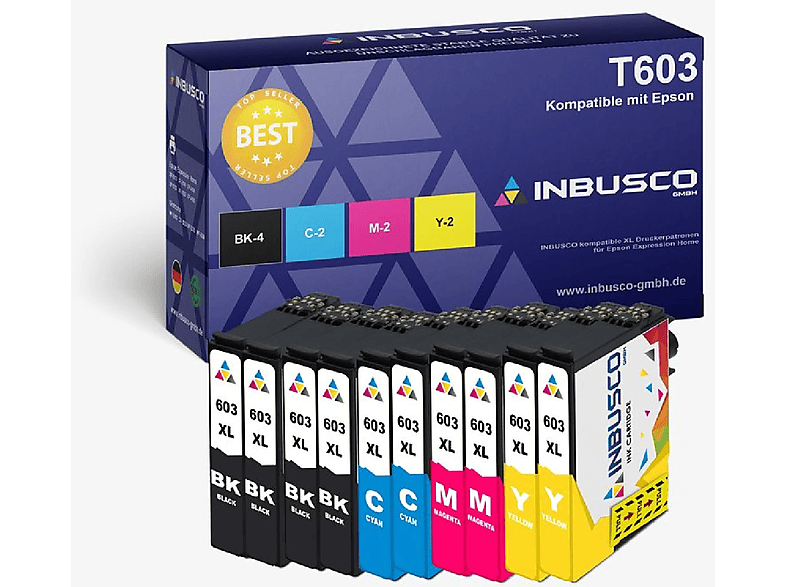 INBUSCO / KUBIS T603-Var Tintenpatrone Mehrfarbig (T603-VAR-003)
