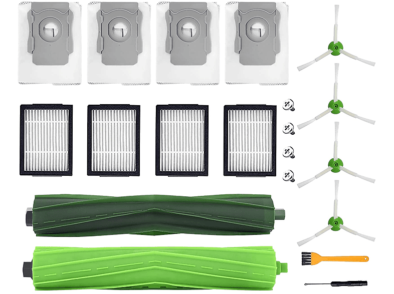 MIKONG Kit d'accessoires pour iRobot Roomba i3 i3+ i4 i4+ i6 i6+ i8 i8+/