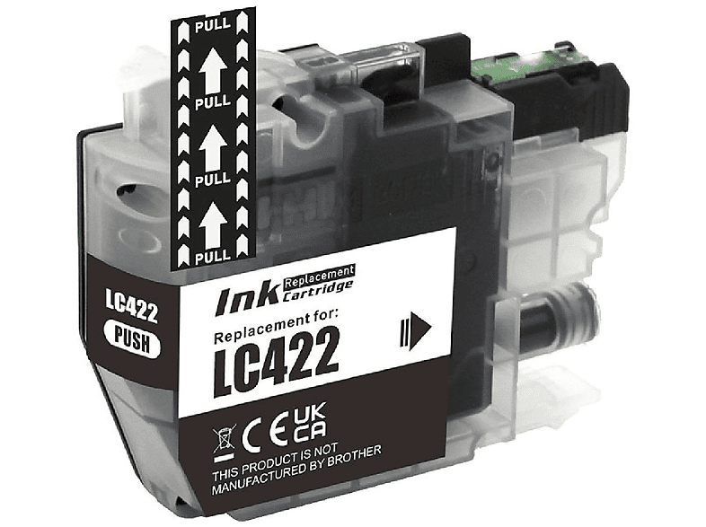 422 KUBIS LC Schwarz / Tintenpatrone INBUSCO (LC422BK) BK