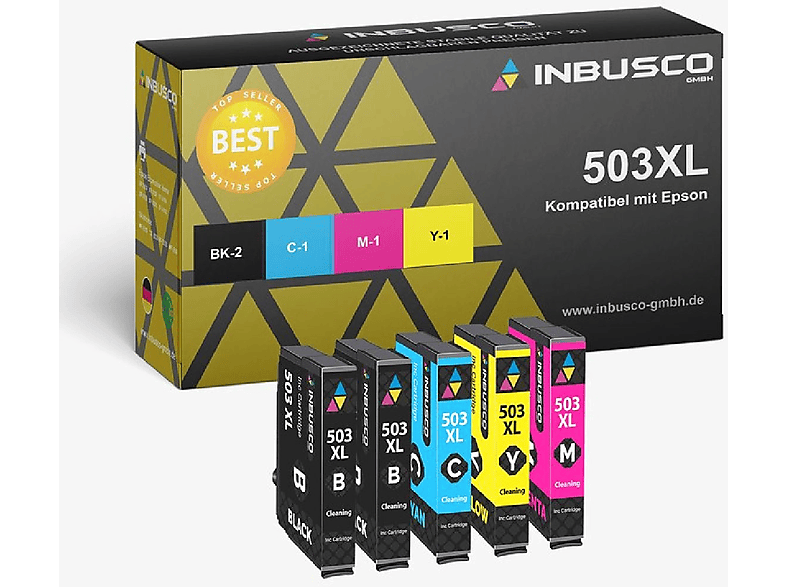 INBUSCO / KUBIS SETT503XL Tintenpatrone Mehrfarbig (5xT503XL) | Tonerkartuschen