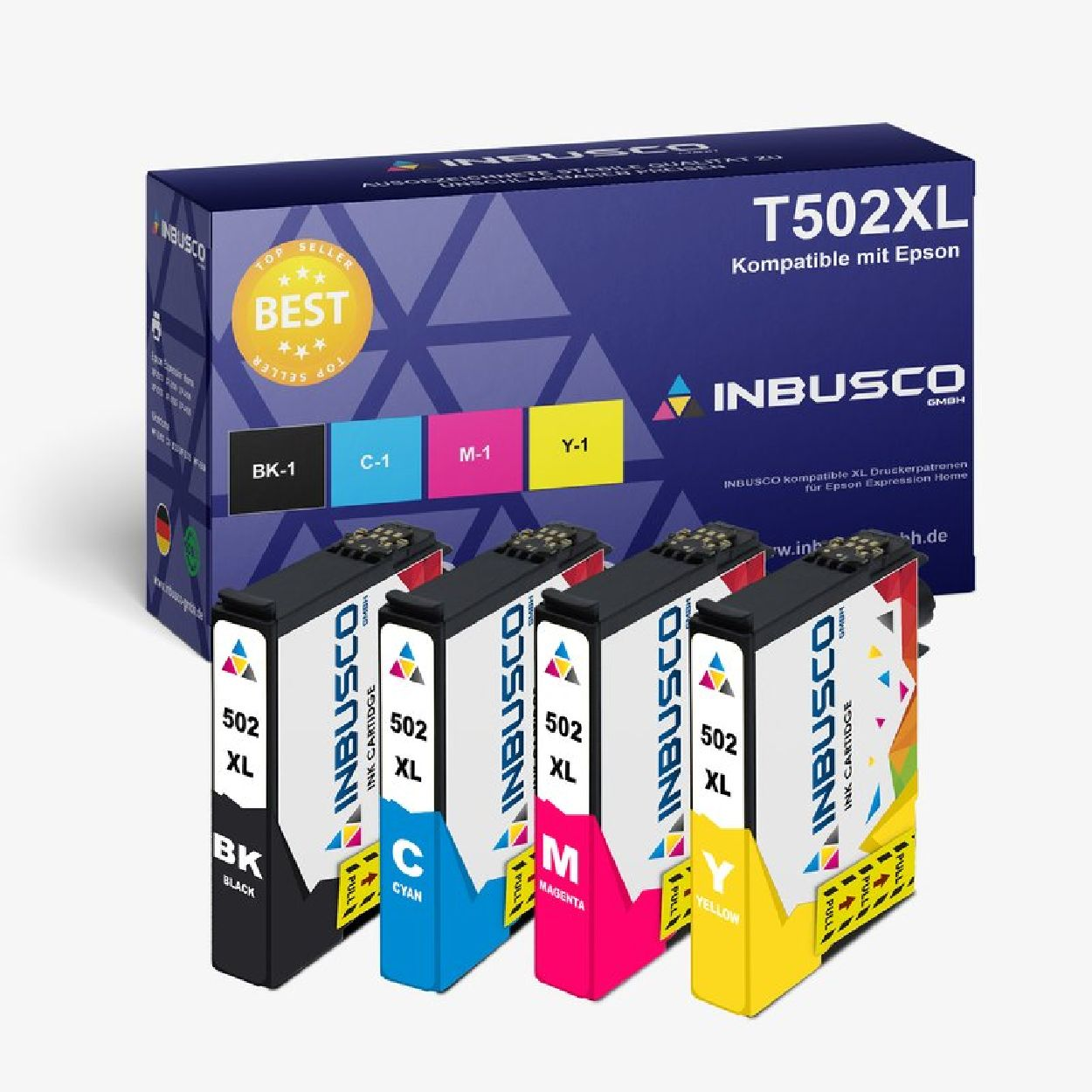 INBUSCO / KUBIS T502-VAR Mehrfarbig Tintenpatrone (T502-VAR-004)
