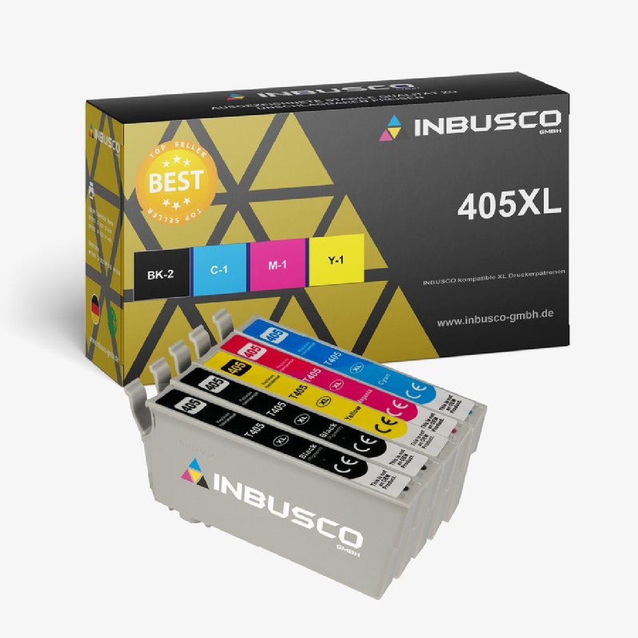 INBUSCO KUBIS T405XL Tintenpatrone (5xT405XL) / SET PF Mehrfarbig
