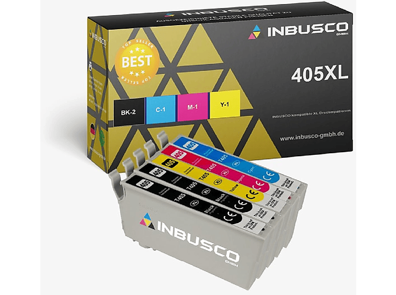 INBUSCO / KUBIS SET T405XL PF Tintenpatrone (5xT405XL) Mehrfarbig