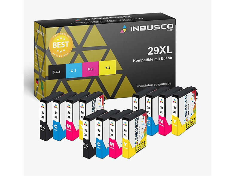 INBUSCO / KUBIS 2991-2994 XL VAR1-13 Tintenpatrone Mehrfarbig (2991-2994XLVAR1-13)
