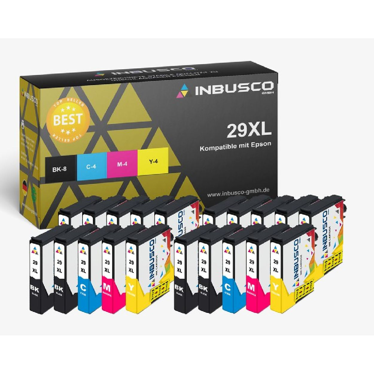 INBUSCO / KUBIS 2991-2994 Mehrfarbig Tintenpatrone XL VAR1-015 (2991-2994XLVAR1-015)