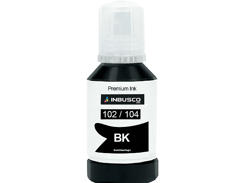 INBUSCO / KUBIS T102 / (T102-104BK) Tintenpatrone Schwarz BK 104