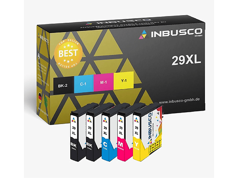 INBUSCO / KUBIS SET29XL Tintenpatrone Mehrfarbig (5x29XL)
