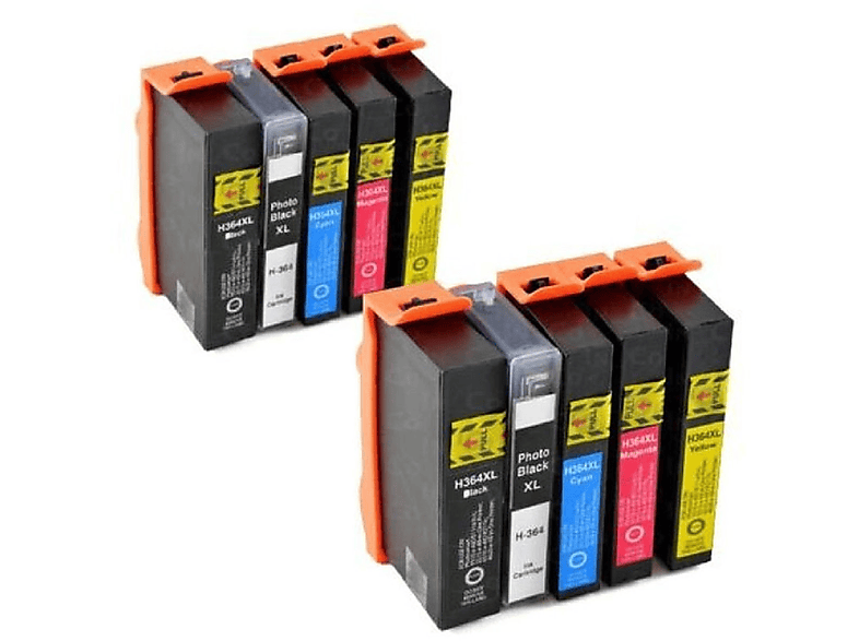 Ph ohne 364 Mehrfarbig / Tintenpatrone SET HP INBUSCO KUBIS XL (10xHP364XLohnePhBK) BK