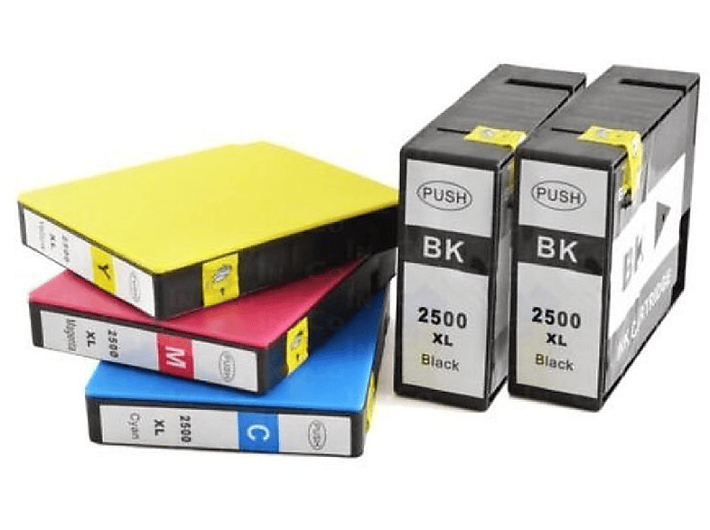 INBUSCO / KUBIS SET 2500 Tintenpatrone Mehrfarbig (5xCanon2500)