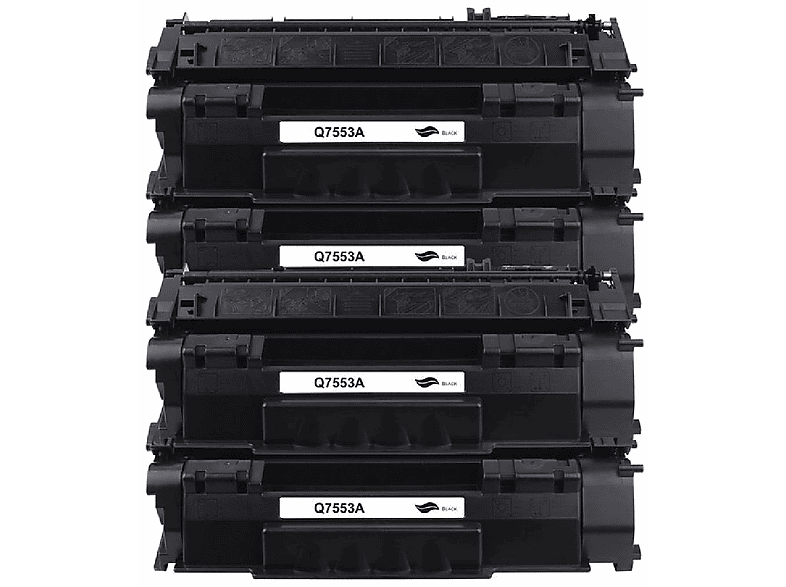 INBUSCO / KUBIS SET Q5949A Q7553A Toner / (4xQ5949A-Q7553A) Schwarz