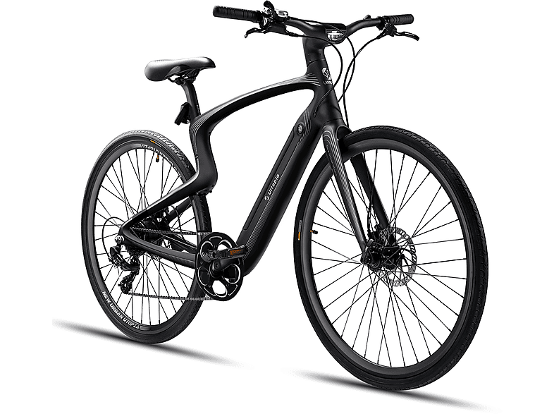 URTOPIA Leichtes Carbon Smart E-Bike mit 7-Gang Shimano-Schaltung und abnehmbarem Akku Large Citybike (Laufradgröße: 29 Zoll, Unisex-Rad, 352.8 Wh, Lyra)