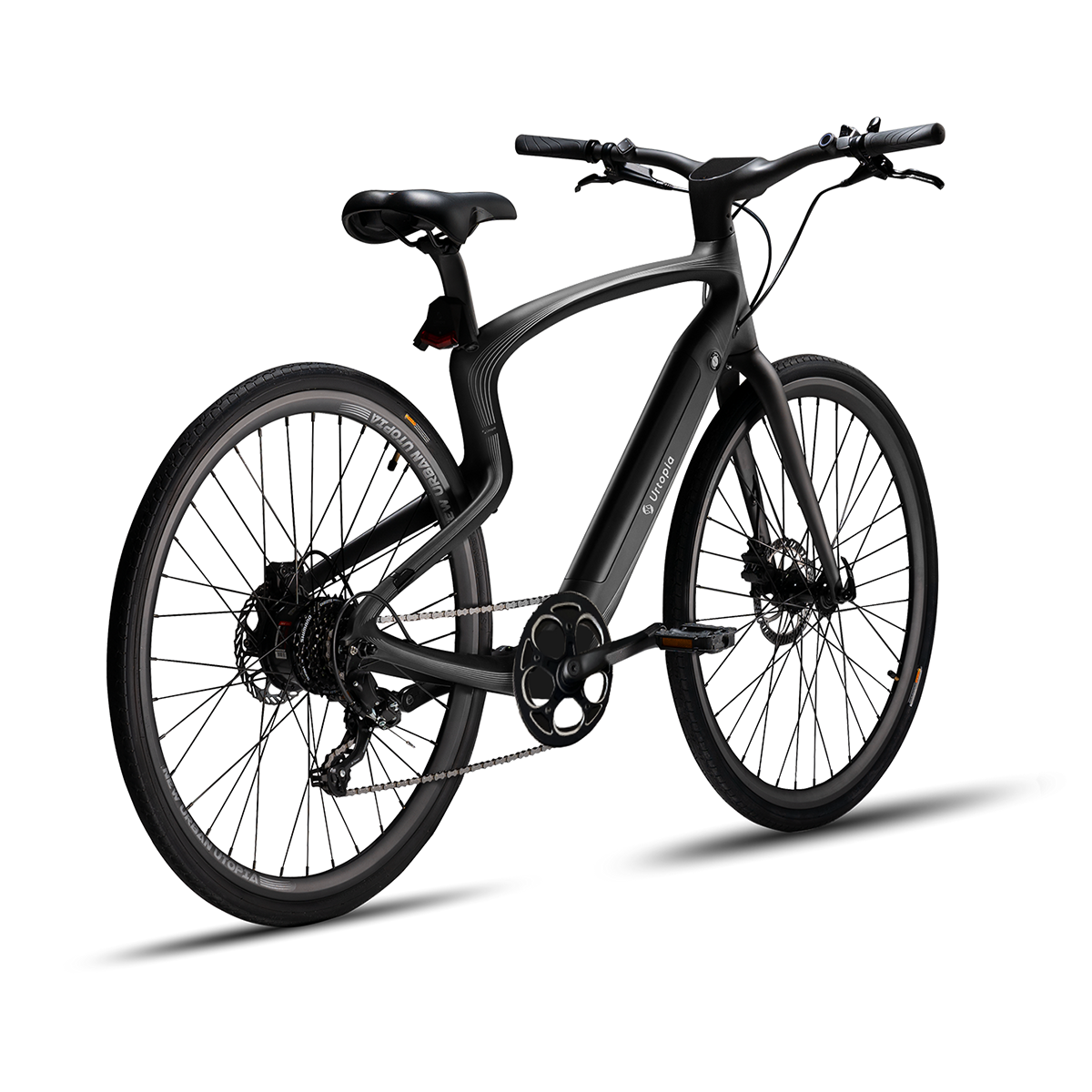 abnehmbarem Shimano-Schaltung Leichtes 7-Gang Lyra) (Laufradgröße: Akku E-Bike und Citybike Unisex-Rad, 352.8 URTOPIA Carbon 29 Smart Large Wh, mit Zoll,