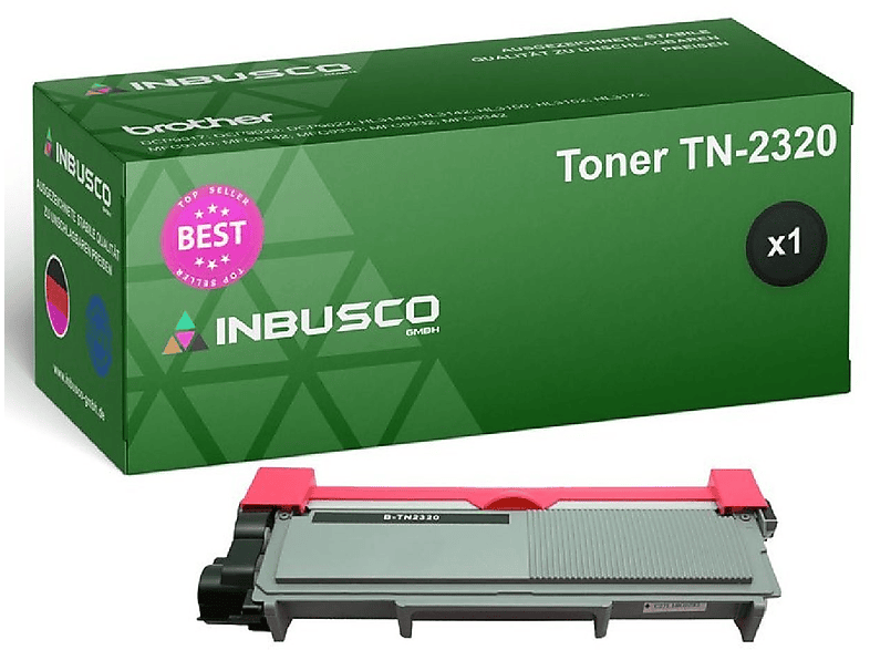 Toner TN-1050 / INBUSCO (TN-1050-3480TonerBrother-VAR1xTN2320) Schwarz TN2320 KUBIS - 3480